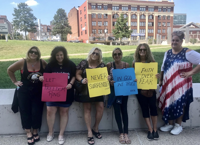 Local Action = National Impact 
In Front of Court House a few weeks ago
Made a few posters
United ...