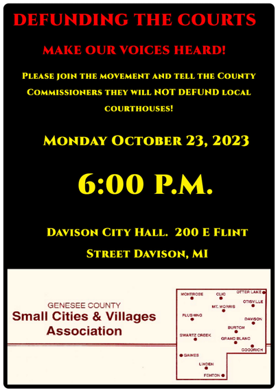 Meeting in Davison on Monday