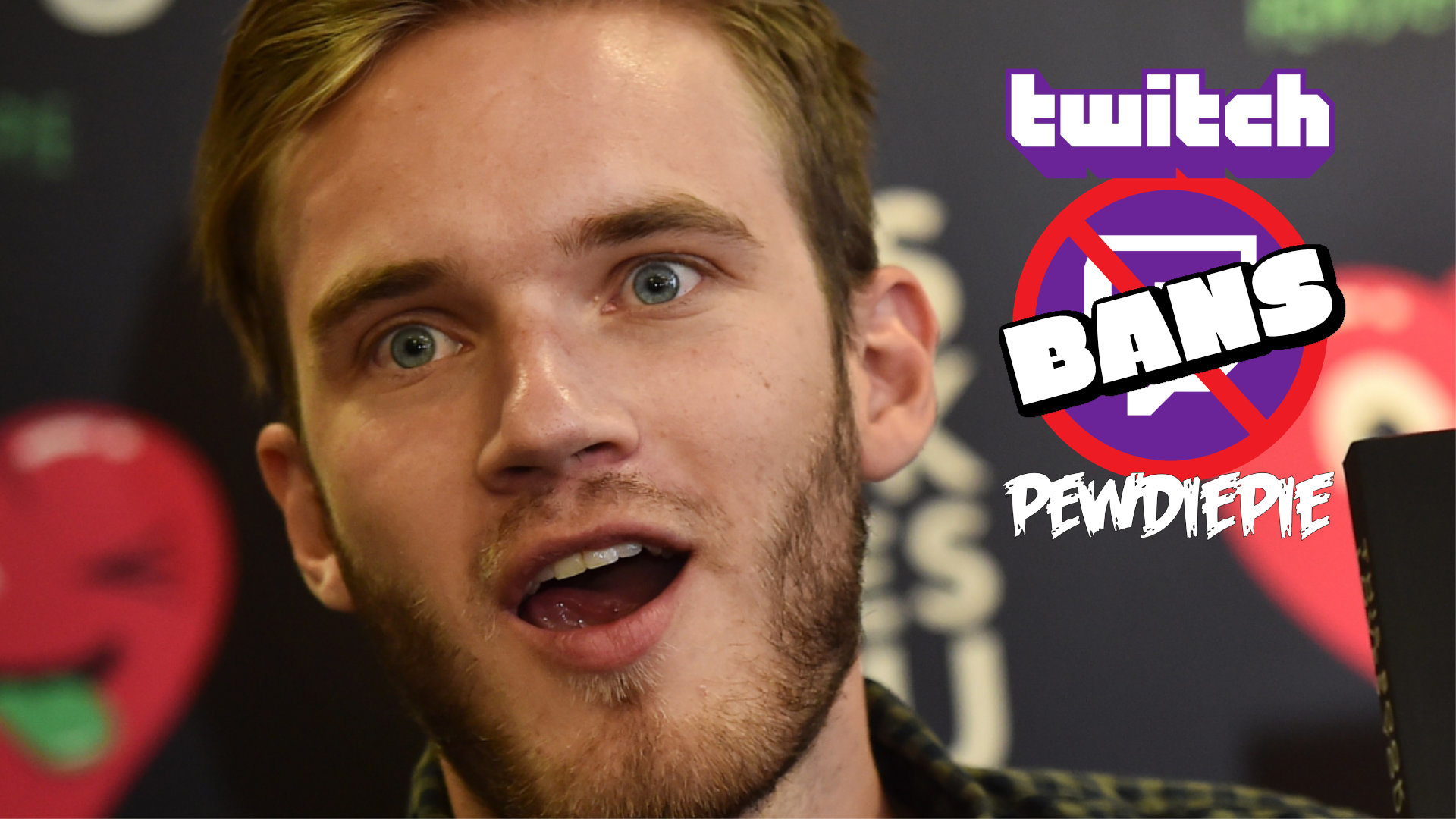 Shared post Twitch Bans PewDiePie!