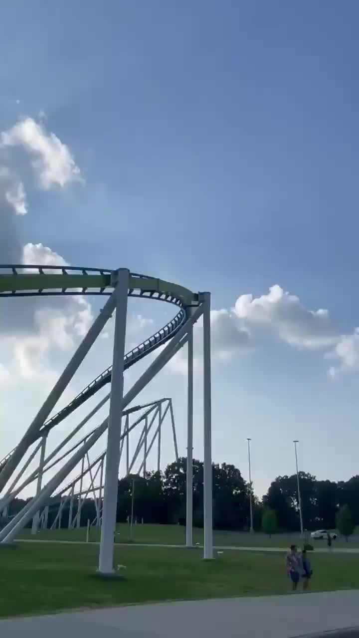 Shared Post Crack In Rollercoaster Fury 325 At Carowinds In Charlotte North Carolina 😲😲😲 