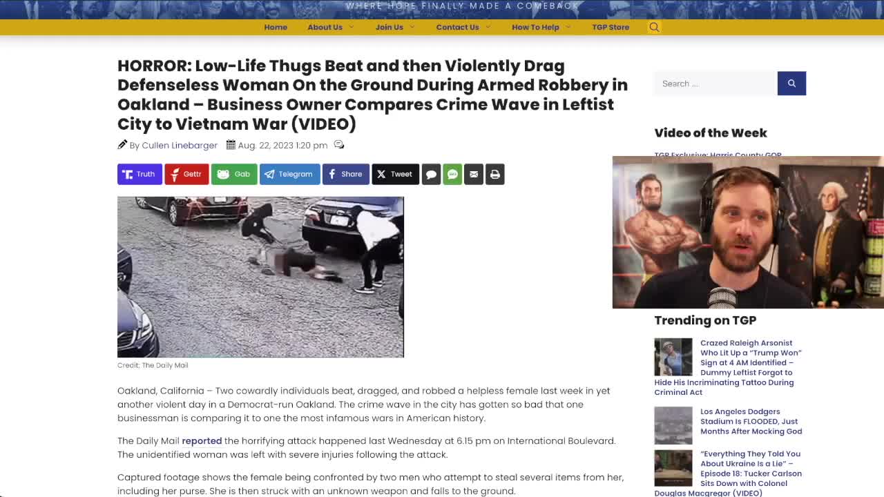 Thugs Beat & Violently Drag Woman During Robbery